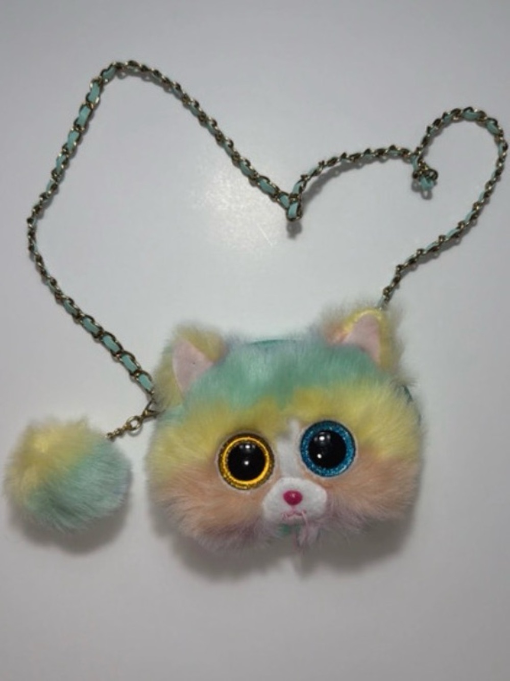 Ty Fashion Beanie Boos “Heather the Cat”Mini Crossbody